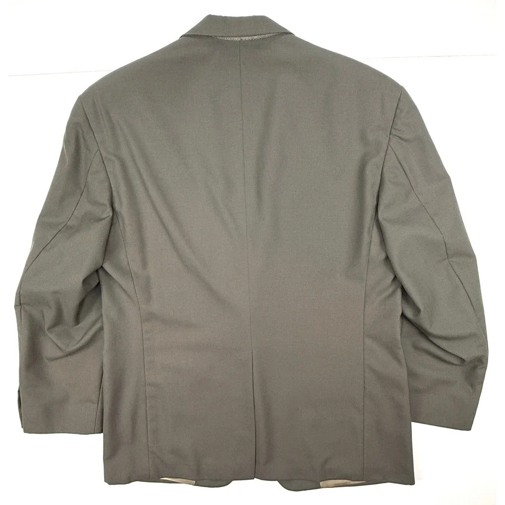 Vintage Brooks Brothers Pure Wool Sport Coat Mens 44R USA Made Olive Jacket 1796